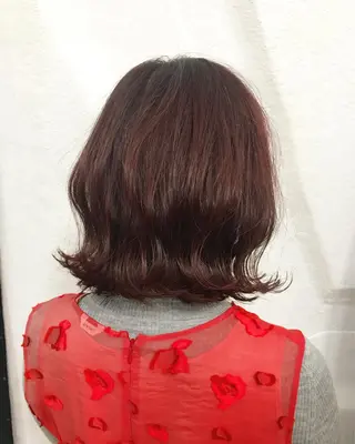 ショート カラー ヘアアレンジ 白髪ぼかしハイライト バレイヤージュヤマトのヘアスタイル