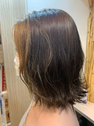 セミロング カラー 🌸スタイリスト 山浦美恵のヘアスタイル