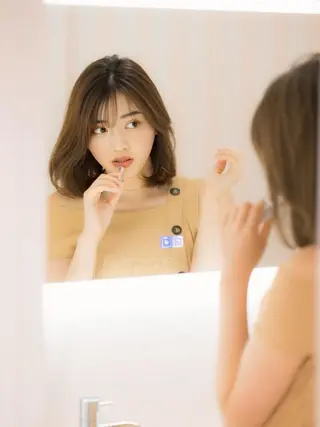 ミディアム U-REALM kawasakiのヘアスタイル