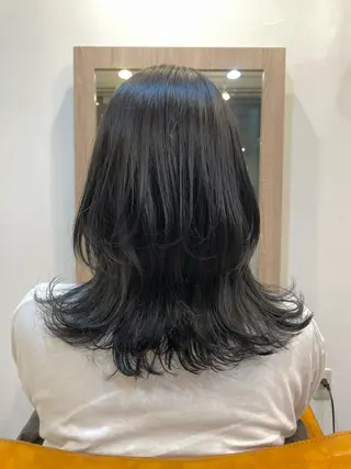 ミディアム ミディアムヘア🌼 さきのヘアスタイル