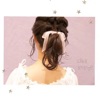 ヘアアレンジ 市川 千夏のヘアスタイル