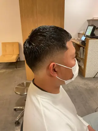 ショート メンズ ∮フェードスタイル∮ 加藤嘉陛のヘアスタイル