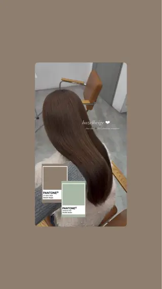 ロング 艶カラー/髪質改善 サラサ💟のヘアスタイル