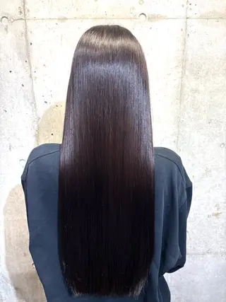 ロング 髪質改善/色持ち カラー坂田のヘアスタイル