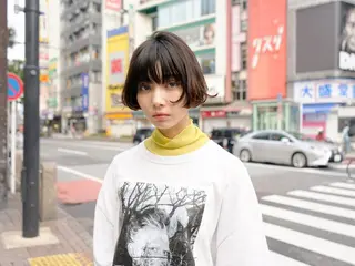 セミロング カラー パーマ ヘアアレンジ newi grande 横浜店のヘアスタイル