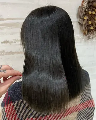 ミディアム 藤本 翔己のヘアスタイル