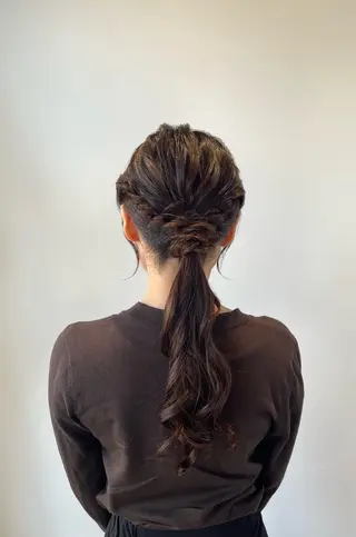 ロング ヘアアレンジ Tamoto Arumuのヘアスタイル