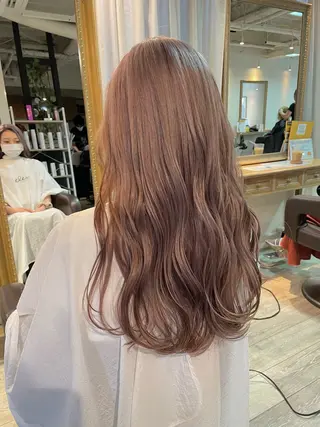 ロング カラー 細山田 りゅうせいのヘアスタイル