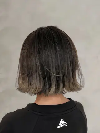 ミディアム 似合わせカットカラー 🌿つじおかるみのヘアスタイル