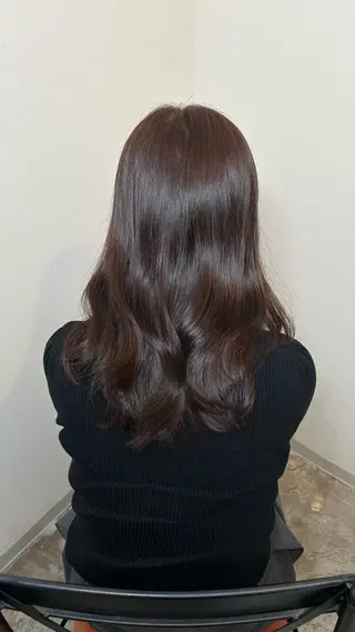 セミロング カラー 小澤 一稀のヘアスタイル