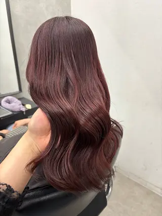 ロング カラー すぐ巻ける縮毛矯正 🍀勝倉　麗のヘアスタイル
