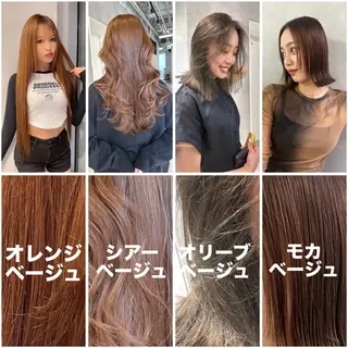 カラー 可愛いベージュ作る 美容師/あかね🧸のヘアスタイル