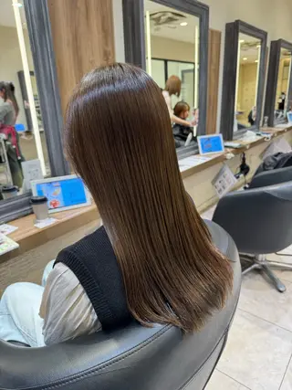 ロング カラー さら艶レイヤーカット 🩶Suzuneのヘアスタイル
