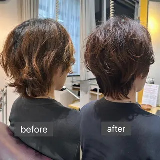 ショート Saki💛心斎橋 レイヤー/艶髪のヘアスタイル