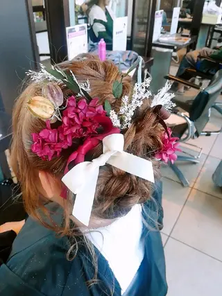 ヘアアレンジ ミディアム 栗田 由佳の眉毛・アイブロウイメージ