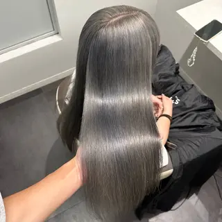 セミロング カラー ✨髪質改善艶カラー✨ リュウトのヘアスタイル