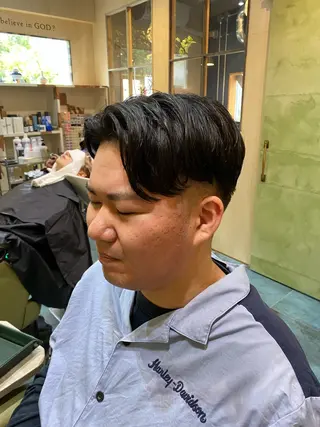 ミディアム メンズ メンズカット/パーマ 福島区SOSOのヘアスタイル