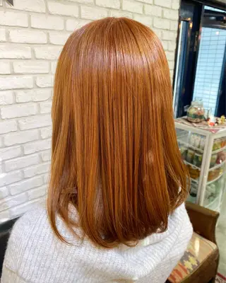 セミロング カラー 村上 真依子のヘアスタイル