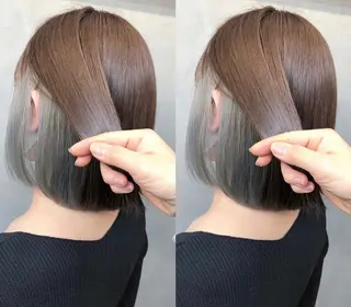 ミディアム 美魔女 美容師NAOのヘアスタイル