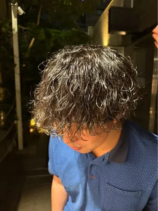 カラー メンズ 山本 瑠虎のヘアスタイル
