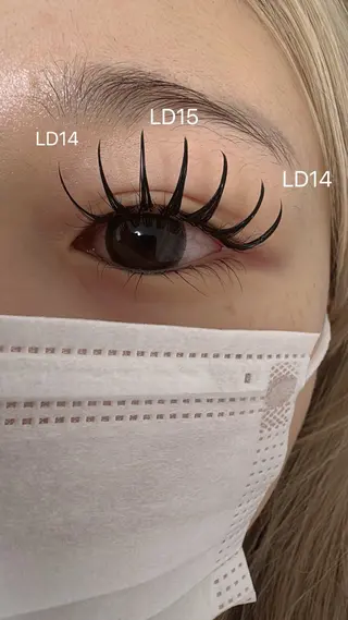 マツエク・マツパ 池袋💖 チルザルトサロンのマツエク・マツパデザイン