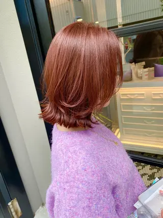 ミディアム カラー 🩷🍭中津・梅田 エリア🍬💜のヘアスタイル