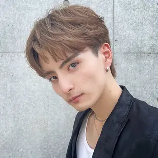 パーマ メンズ 渋谷サーフカール アメカジ美容師のヘアスタイル