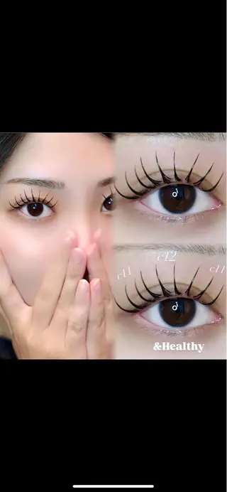 マツエク・マツパ 🦖fein. YUINA🦕⋆͛のマツエク・マツパデザイン