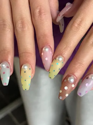ネイル Hata nail 🎀個性派ニュアンスのネイルデザイン