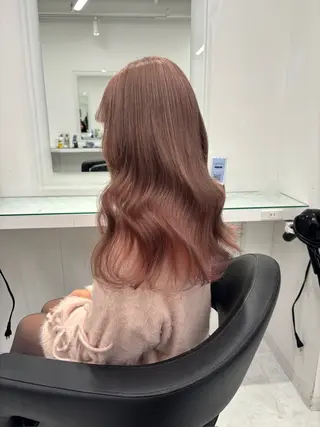 ロング カラー 💖ミルクティー💖 あかり💖のヘアスタイル