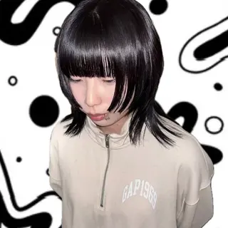 ミディアム Rena✴︎トレンド ×スタンダードMIXのヘアスタイル