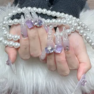 ネイル 🎀nana🫧 ワンホンネイル🎀のネイルデザイン