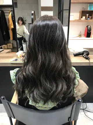ロング カラー ヘアアレンジ 似合わせレイヤー/ 美髪縮毛矯正/ミナエのヘアスタイル