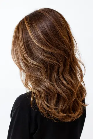 ミディアム カラー 堀井 凌平のヘアスタイル