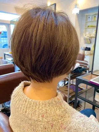 ショート カラー ⭐️ショート⭐️美髪 矯正⭐️水口陸のヘアスタイル