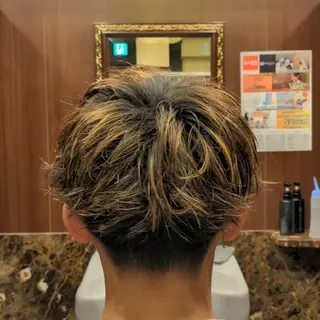 ミディアム 浅沼 響のヘアスタイル