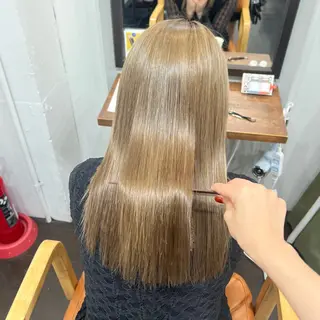 セミロング カラー 似合わせレイヤー ✖️美髪 / はるなのヘアスタイル