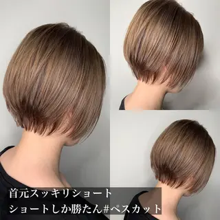 ショート カラー メンズサロン ANSWERのヘアスタイル