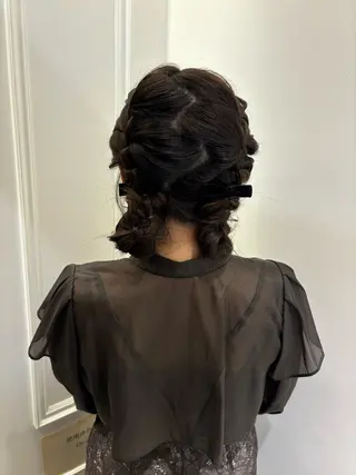 セミロング マンツーマン施術🫧 アレンジ/RINAのヘアスタイル