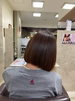 ミディアム 縮毛・酸性ストレート 特化のヘアスタイル