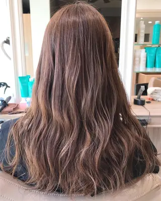 ロング カラー 当日予約🆗✂︎ ウエモト　タクのヘアスタイル