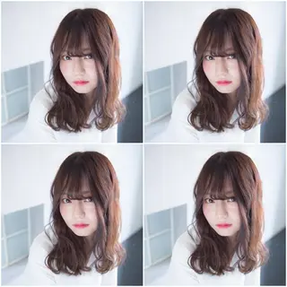 ミディアム カラー タナカ *歴10年以上*のヘアスタイル
