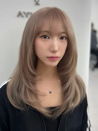 ロング カラー 🫧いちの 🫧のヘアスタイル