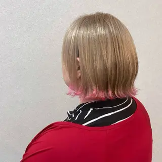 ミディアム カラー 前田 知輝のヘアスタイル