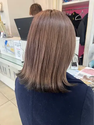 ミディアム [髪質改善カラー] 佐藤唯花🦋のヘアスタイル