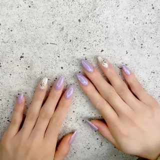 ロング カラー パーマ ヘアアレンジ メンズ キッズ ネイル マツエク・マツパ アイブロウ Salon Ｋのネイルデザイン