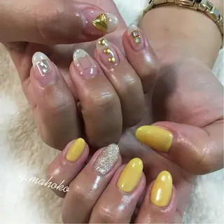 ネイル パラジェル有/ 長さだし/mahoのネイルデザイン