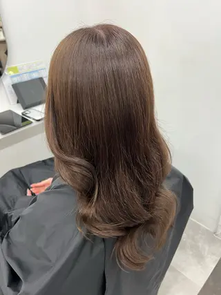 セミロング あやの/透明感カラー /カットモデルのヘアスタイル