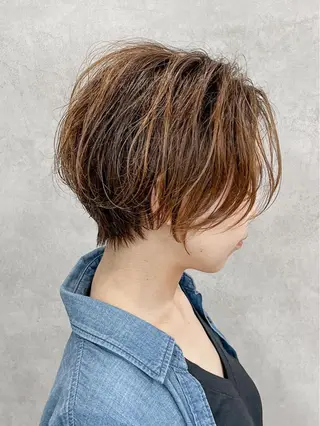 ショート カラー 🎁無料カットカラー 📷撮影モデル募集✨のヘアスタイル