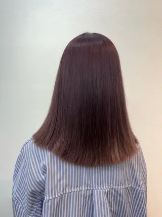 ミディアム カラー 鈴木 アメリのヘアスタイル